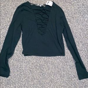 Green Charlotte Russe Shirt